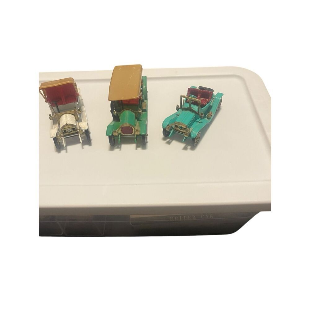 Vintage Matchbox Models of Yesteryear Y-14 - 1911-12 Maxwell Roadster Set of 3
